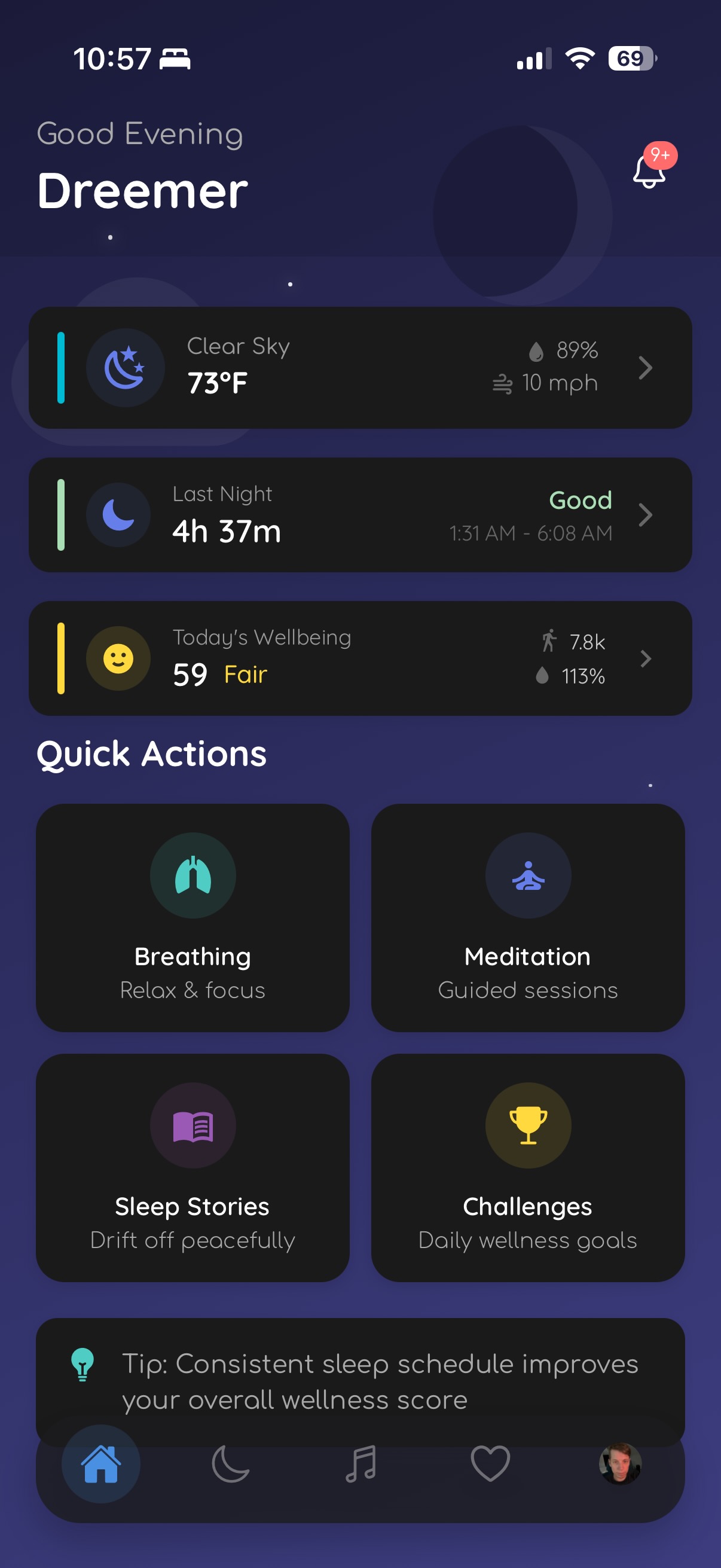 DreemWave - Sleep & Wellbeing App - Screenshot 7