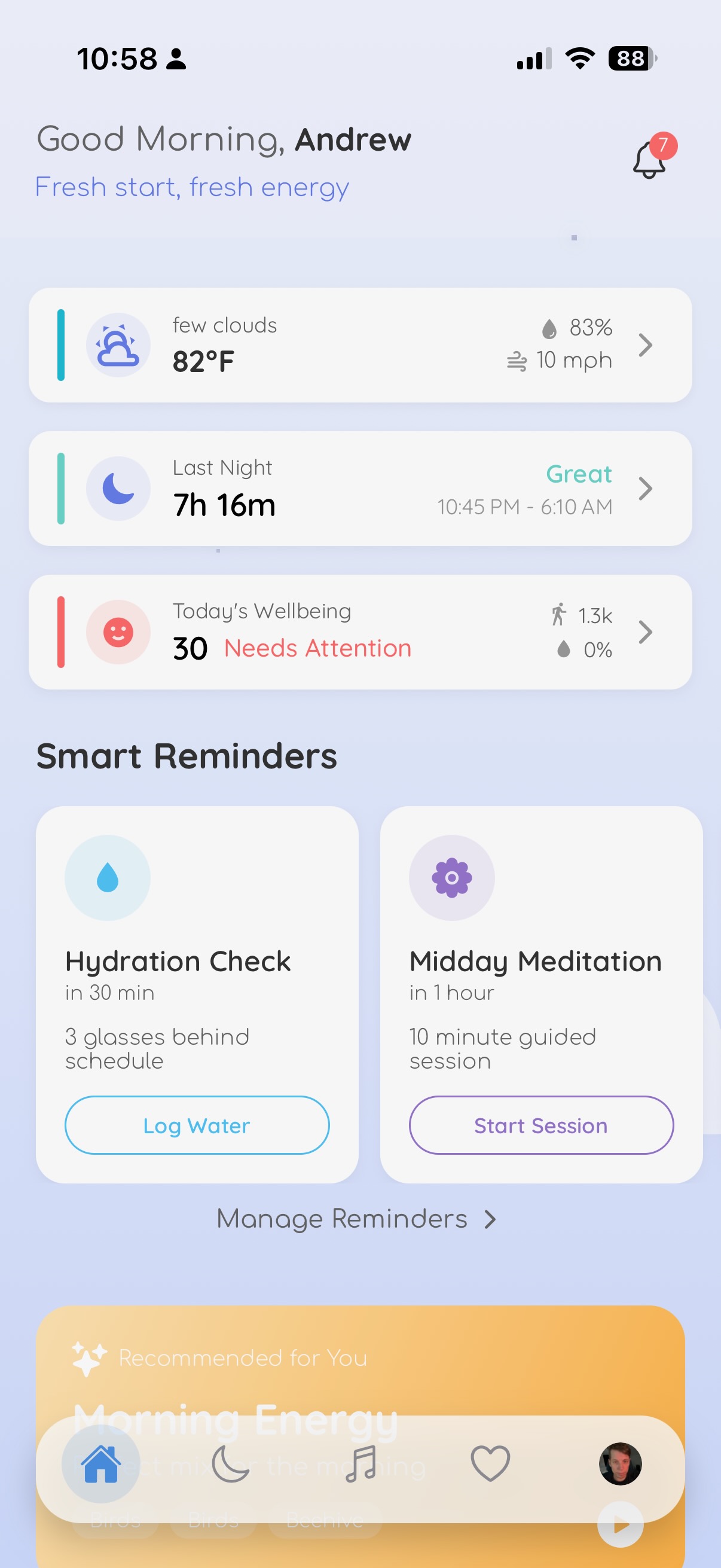 DreemWave - Sleep & Wellbeing App